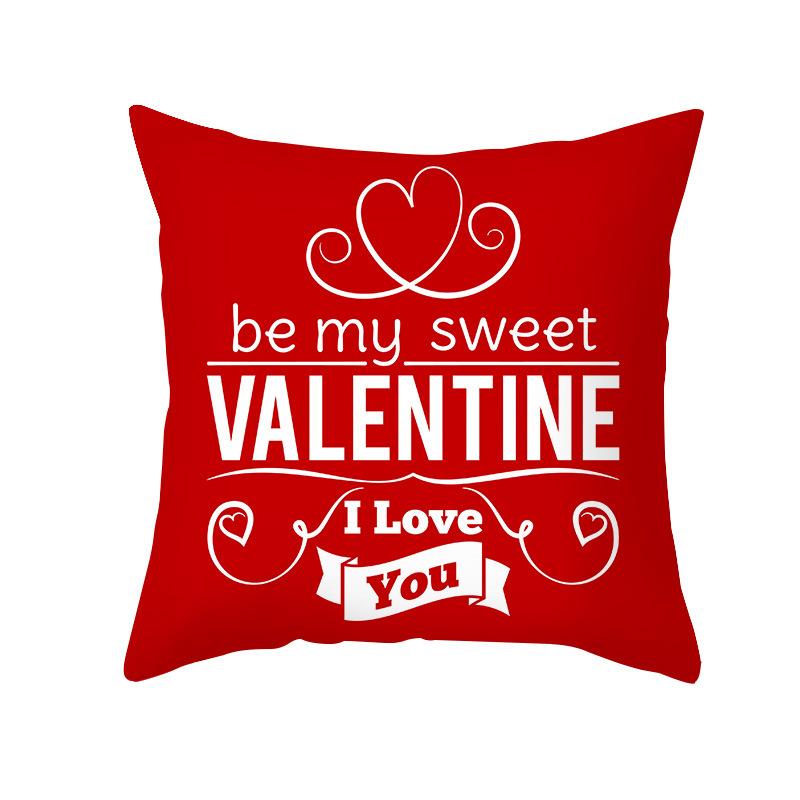 New Valentine's Day Theme Pillow Cover Home Pillow Cushion Cover