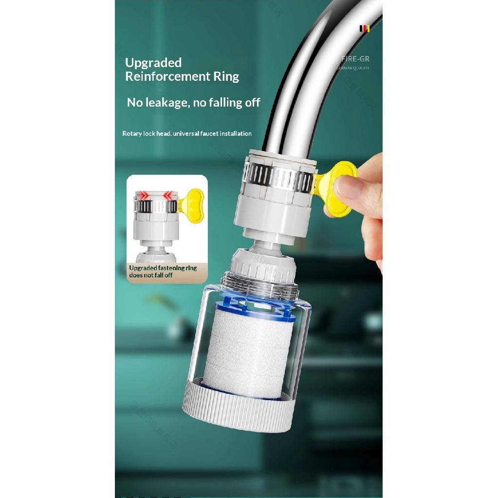 (2 of them) Faucet filter for home kitchen, anti-splash water gadget, extender, universal nozzle for dormitory tap water