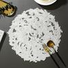 38cm PVC Placemat Coaster Mug Kitchen Wedding Table Place Mat Desktop Tea Coffee Daily Handmade Pad Table Heat Insulation Mats
