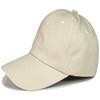 Spring and Summer Fashion Unlined European and American Casual Baseball Cap Soft Pure Cotton Sun Hat Arc Solid Coloradjustable
