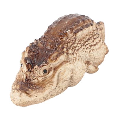 Reptile Statue Ornament Lifelike Cute Resin Space Saving Mini Reptile Decoration for Nail Salon