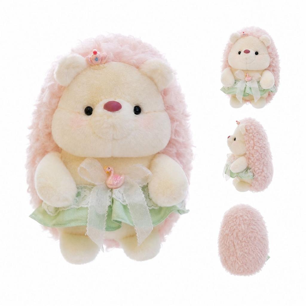 Cute Small Hedgehog Plush Toy, Soft Stuffed Animal for Kids, Nursery Decor and Gifts