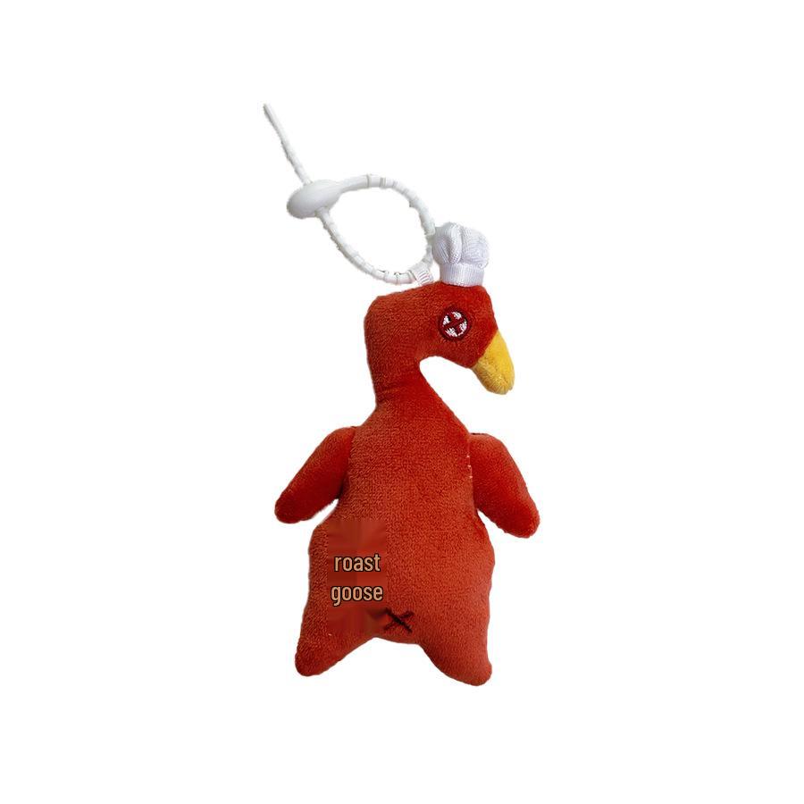 Roasted Goose Plush Keychain Toy - Duck Figure Gift Doll Pendant