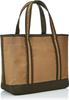 ELA Women's Tote Bag ELA-AZ062 Coyote Brown X Khaki