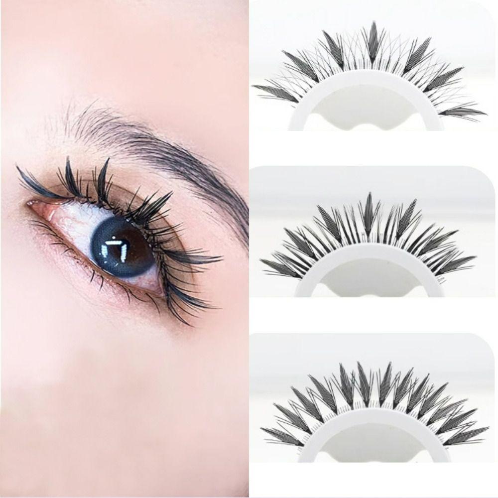 Tower Top False Eyelashes 12 Rows Premade Fan Lashes Natural Eyelashes Extensions  Women
