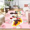 1pc Minnie Pattern Area Rug Soft Flannel Floor Mat for Living Room,Office,Bedroom and Carpet,Sofa Coffee Table Floor Mat