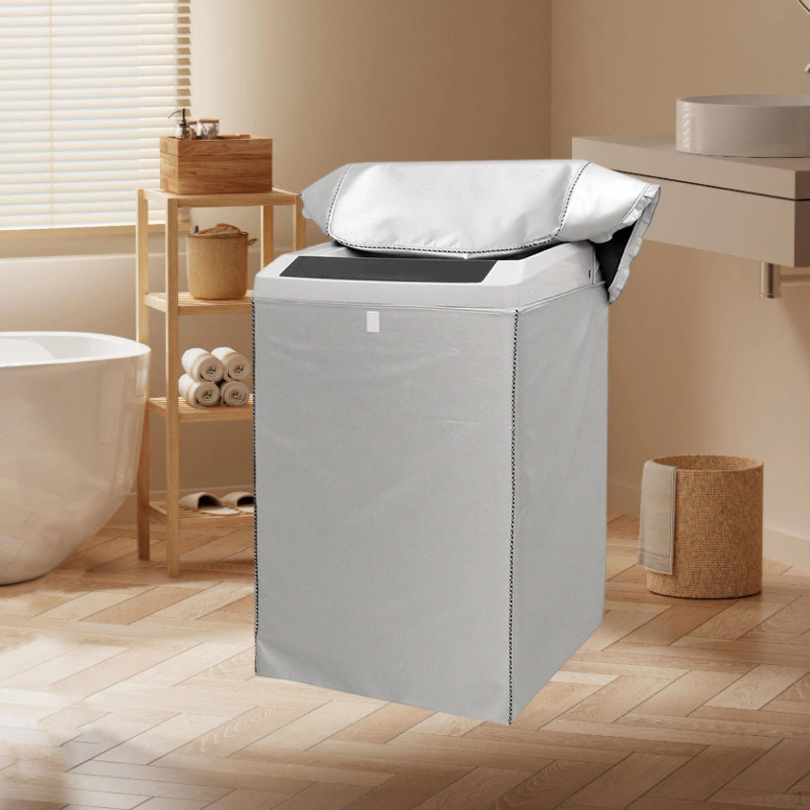 

Чехол для стиральной машины и сушилки для машины с верхней загрузкой, водонепроницаемый, защита для дома и улицы, легко чистить S