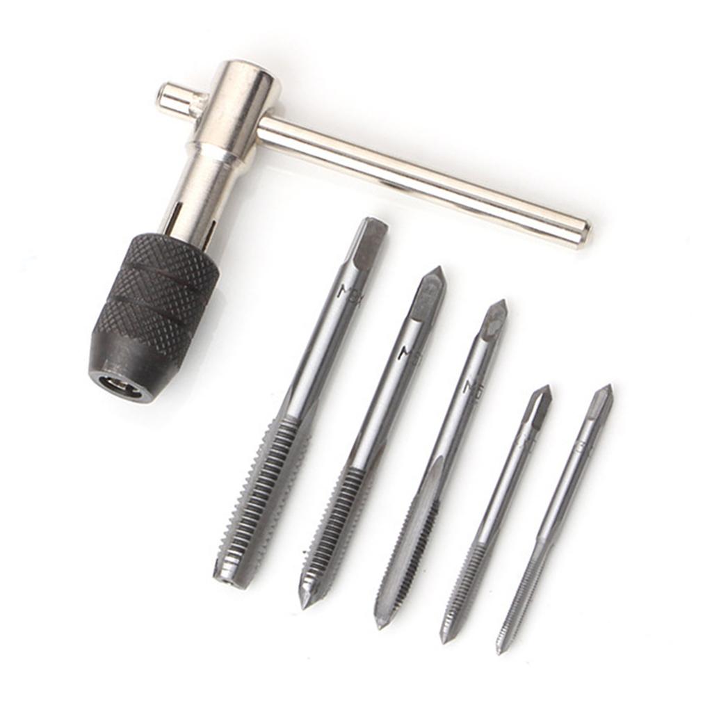 6KS Sada klíčů s T rukojetí Odolné proti rzi Pohodlný úchop Silná upevňovací síla pro muže ženy kutila řemeslníka