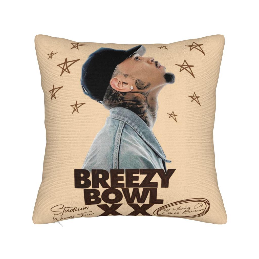 Pillow Case Chris Brown Xx Soft Pillow Cover For Living Room Bed Chair Fashion Pillowcases