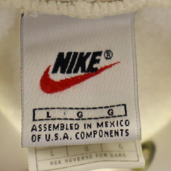 Nike 90s 00s White Tag Old Long Sleeve Sweatshirts L Back Fleece Men's Used
