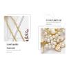 European Bridal Headdress: Handmade Leaf Hairpin Set (3 Pieces) for Updo Accessories