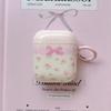 ins Korean small floral bow is suitable for airpods4 earphone cover pro3 new airpodspro2 protective cover 3rd generation Apple wireless bluetooth