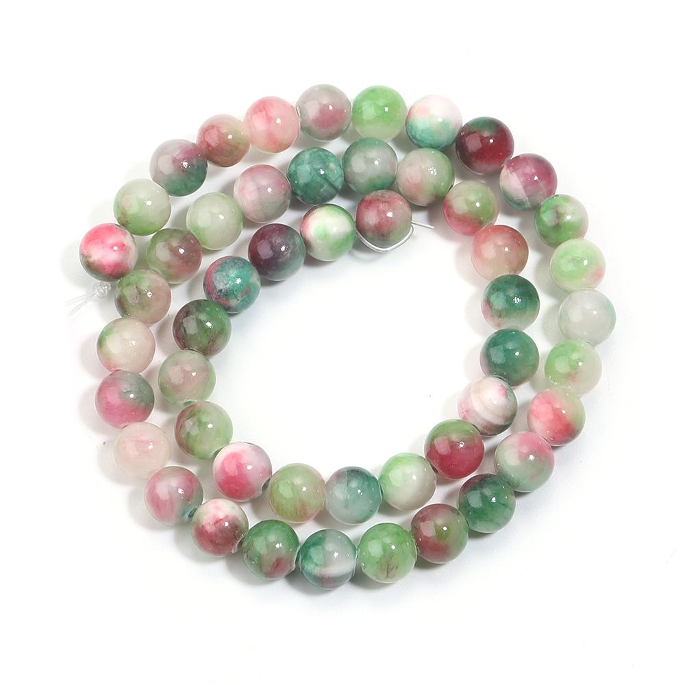 34-90pcs 4-12mm Persian Jade Stone Beads Natural Stone Loose Spacer Beads For Jewelry Making DIY Bracelet Necklace Accessories