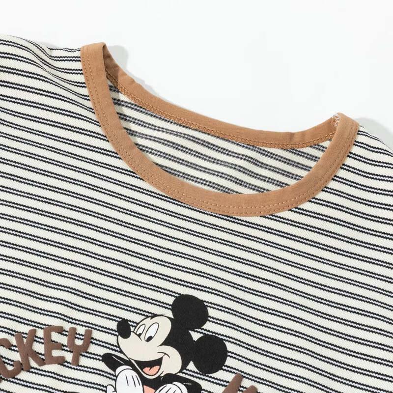 Disney Mickey Striped Summer Boys' T-Shirt & Shorts Set
