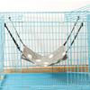 Adjustable Fleece Cat Hammock Bed for Hammies & Chinchillas - Thickened Hanging Pet Cage Hammock