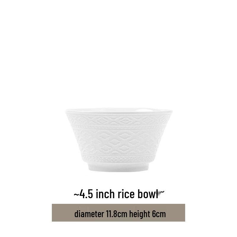 French Embossed Ceramic Dinnerware