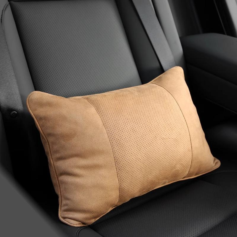 Mercedes S-Class Perforated Headrest & Lumbar Support Pillows - Comfortable, Breathable Pair