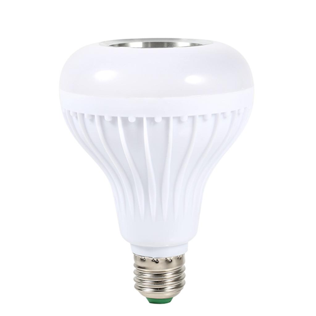 E27 12W LED Spker Bulb RGB Music Light Lamp with Remote Control for Smartphone Tablet Bedroom Garage