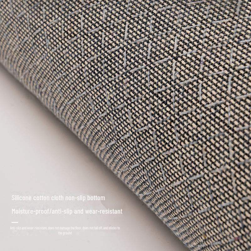 Log Style Rectangular Bedroom Floor Mat - Dirt-Resistant Bedside Tatami Blanket