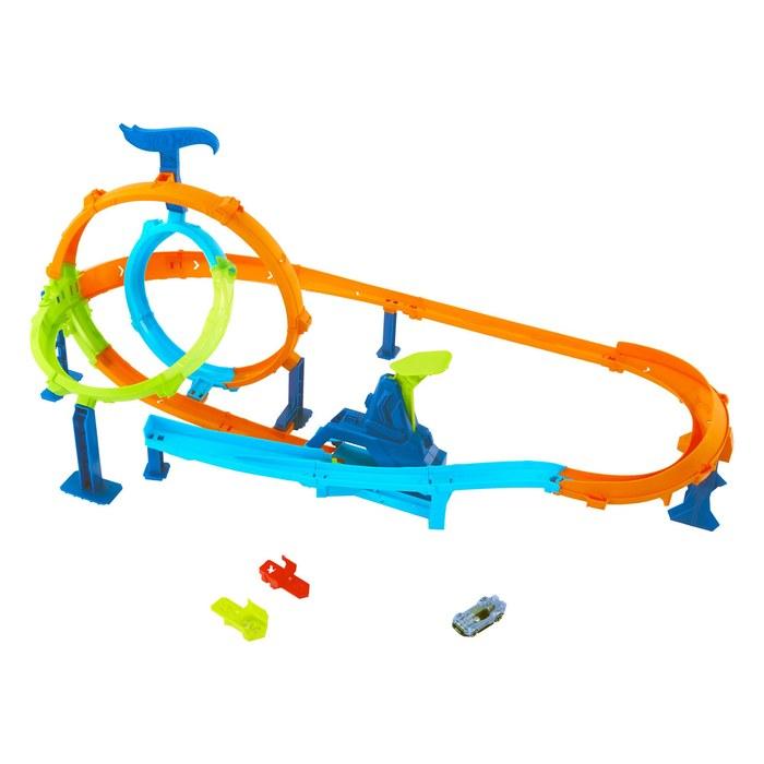 Hot Wheels Cyclone Crash Playset with 1 Vehicle, 4+ Years, JHK73, 21 x 48 x 15 cm (1:64 Scale)