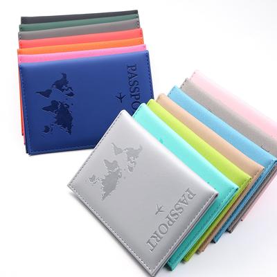Fundas de cuero PU para pasaporte, accesorios de viaje, bolsa para tarjetas de crédito bancarias, funda para pasaporte y negocios para hombre y mujer