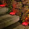 LED Solar Garden Light Brick Ice Cube Solar Lawn Lights Outdoor Christmas Decoration Lamp for Stair Pathway Driveway Landscape Yard Patio