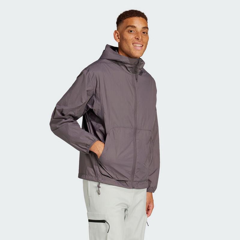 Adidas Men's Sport Casual Loose Hooded Jacket JF3292