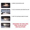 2pcs Led Car Door Step Welcome Projector Courtesy Shadow Light For Honda**
