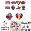 Majestic King Charles Iii Hanging Decorations Bright And Bold Cutouts