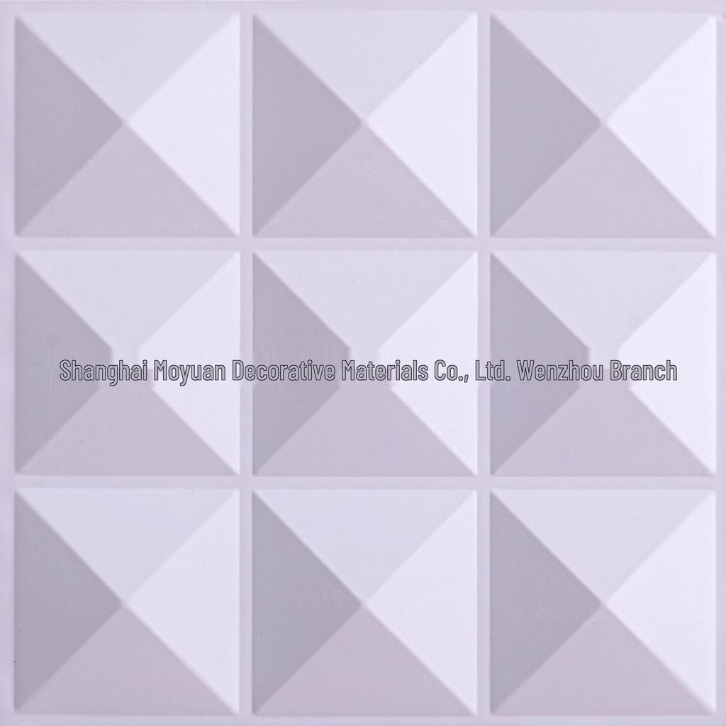 3D Waterproof PVC Wall Sticker Panel - Decorative Three-Dimensional Wall Covering.