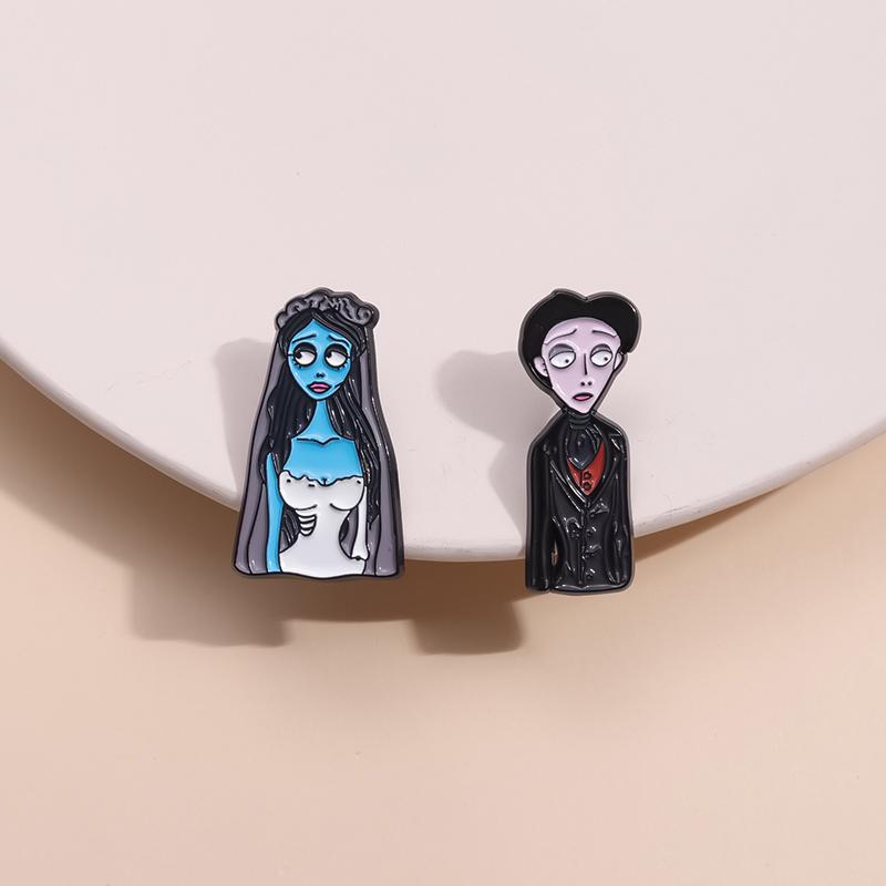 Anime Character Enamel Pins Cartoon Movie Figure Cute Brooches Hat Lapel Badge On Backpack Accessories Jewelry Friends Gifts