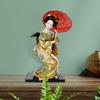 Figurine Kimono Doll Shape Decor Creative Japanese Doll Tabletop Decor Japanese Style Doll Desktop Ornament House Decoration