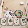 Cartoon Puppy Entry Door Floor Mat Can Be Cut Silk Circle Scraping Mud Rubbing Soil Door Floor Mat Entry Door Mat