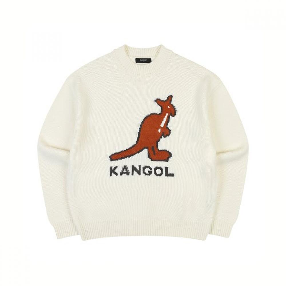 KANGOL Свитер с символом Айвори 1865 M