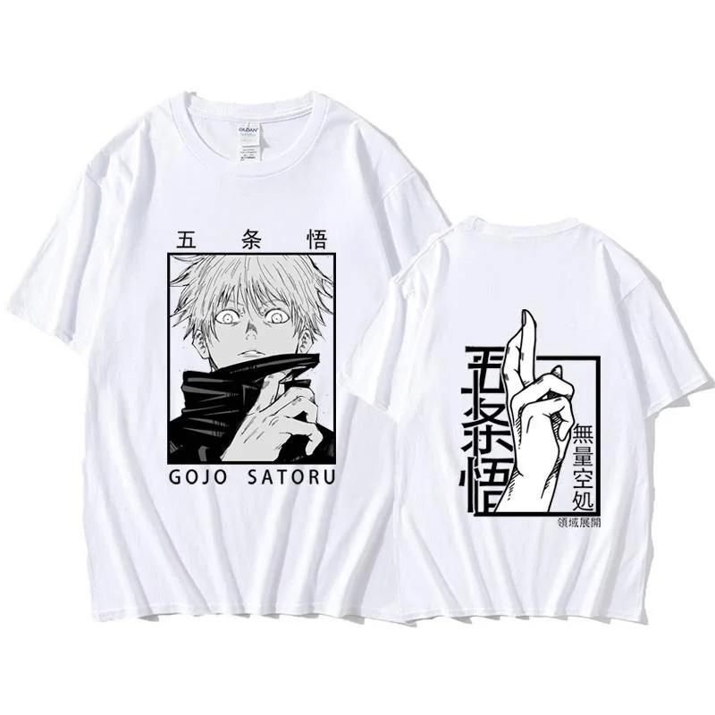 Женская повседневная унисекс футболка с принтом Gojo Satoru XXXL