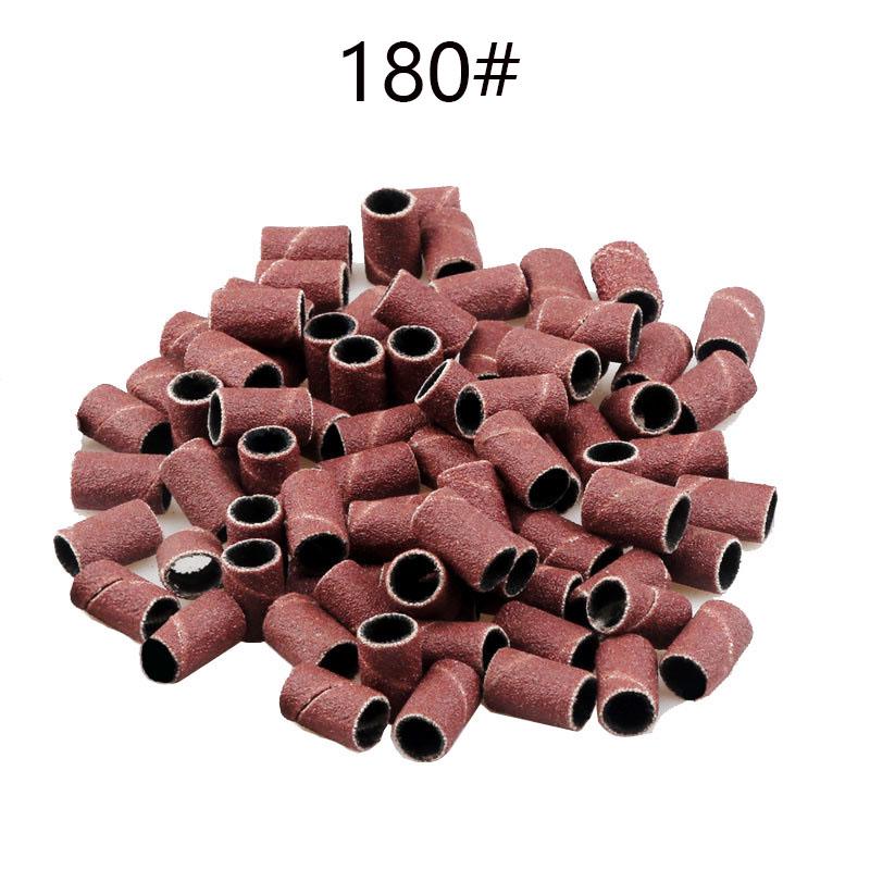 100PCS 80'' 120'' 180" Nail Art Sanding Band File for Electric Nail Drill Manicure Machine