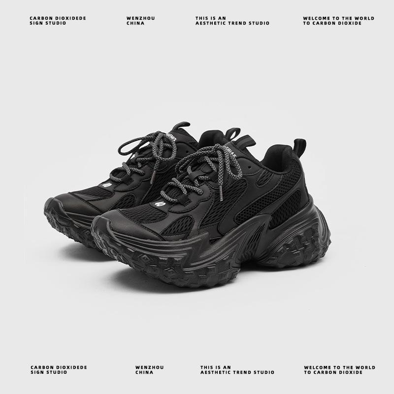 

2025 heightening sports shoes children spring and summer versatile casual shoes couple dad shoes women s thick sole high value 44 male code