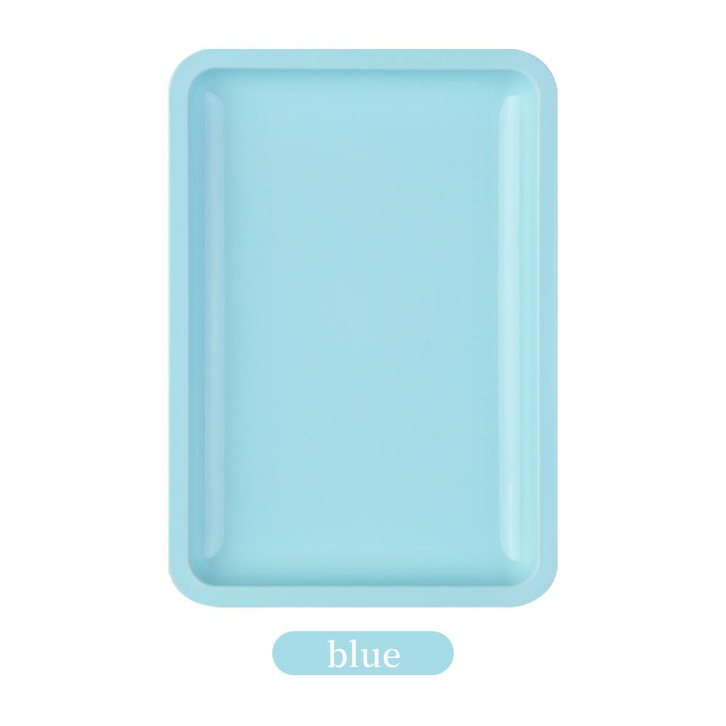 Stainless Steel Manicure Sanitization Tray Tattoo Pen Tray Multi-Use Storage Jewelry Cosmetic Organizer Nail Disinfection Tray