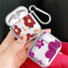 Clear Earphone Cases Cover Case For Airpods 4 Pro3 2 3 Pro 1 Pro2 Cartoon Flower