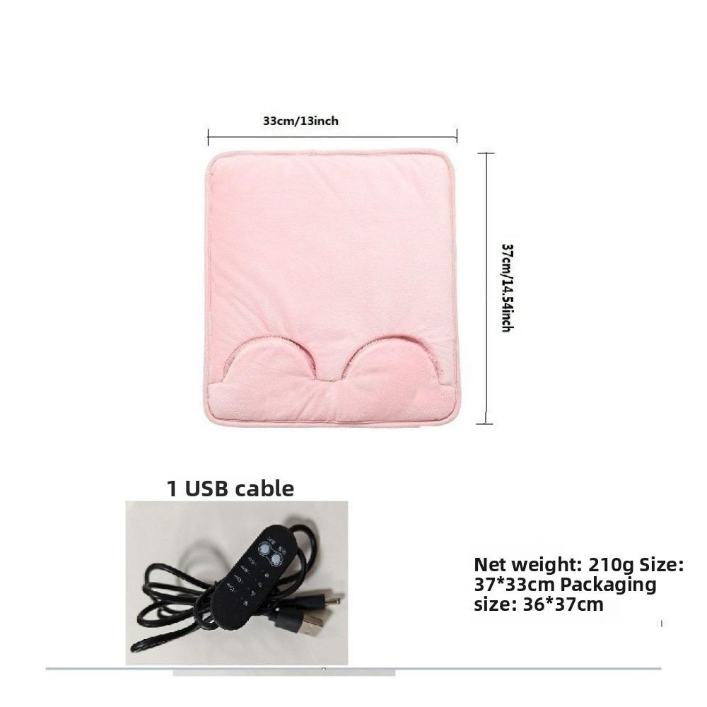 

Пристрій для зігрівання ніг з 4 рівнями Електрична грілка для рук Побутовий обігрівач для ніг Офіс Спальня рожевий