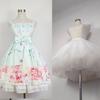 A-line Petticoat Crinoline Short Slips Wedding Accessories  Tutu Skirt 50s Vintage White Underskirt Multi Layers