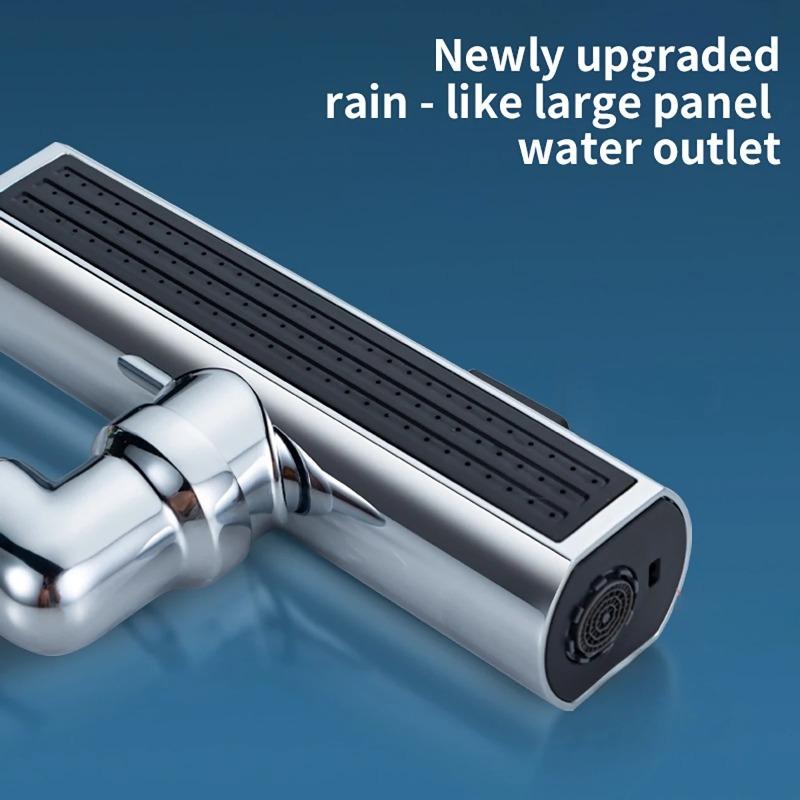 New 3 Modes Kitchen Faucet Universal Rotation Multifunction Swivel Spout Sprayer Waterfall Type Water Tap Bathroom Accessories