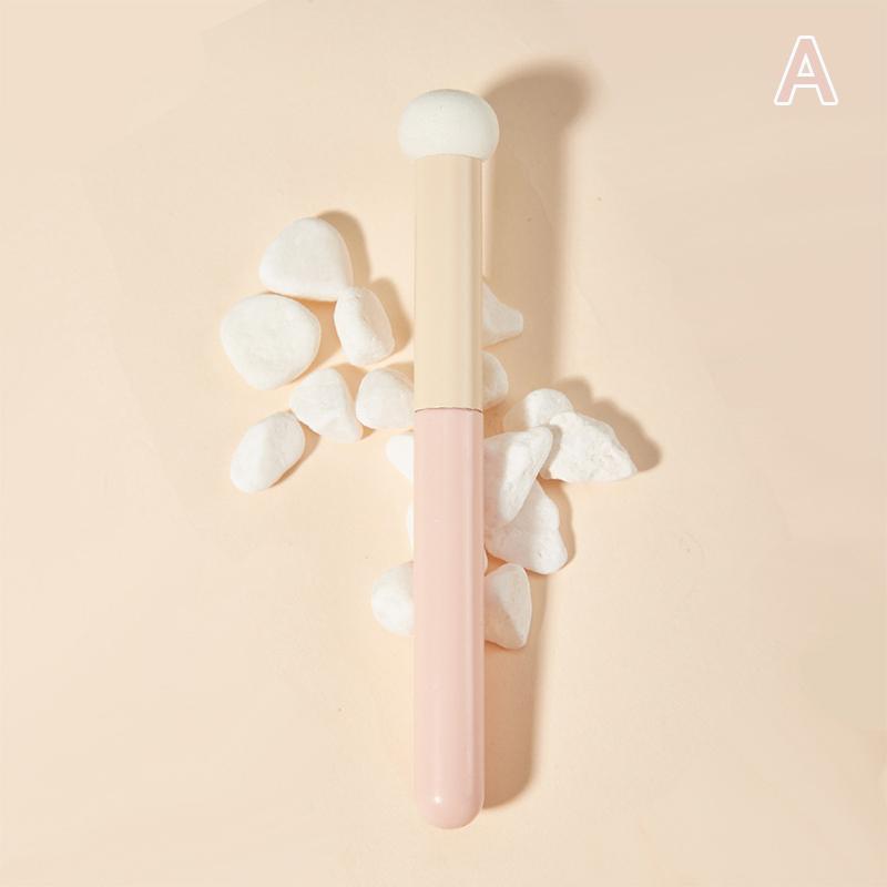 

Профессиональные мягкие кисти для макияжа Спонж Кисть для консилера Помада Пудра для губ Влажное Сухое Использование Тональный Крем Контур Косметические Инструменты