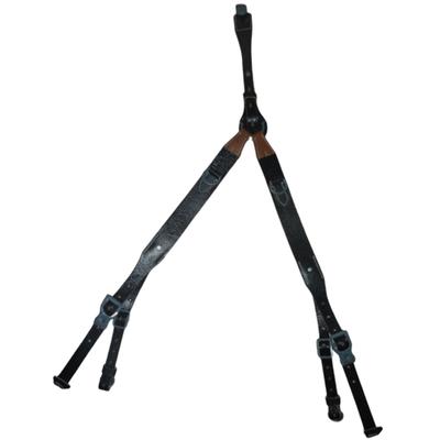 WW2 German Black Leather Y Straps Suspender - Reproduction V8-Z9NU-6ODT