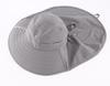 Connectyle UPF Adventure Sun Wide UV Safari Hat with Neck Ideal for Dark Gray 50+ Hat, Unisex, Brim, Protection, Cover, Fishing, Gardening,