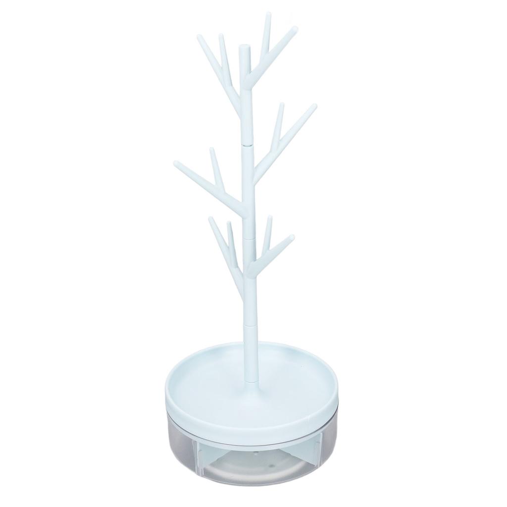 Jewelry Hanging Tree Stand Branch Shape Rotatable Detachable Student Jewelry Storage Display Stand Desktop