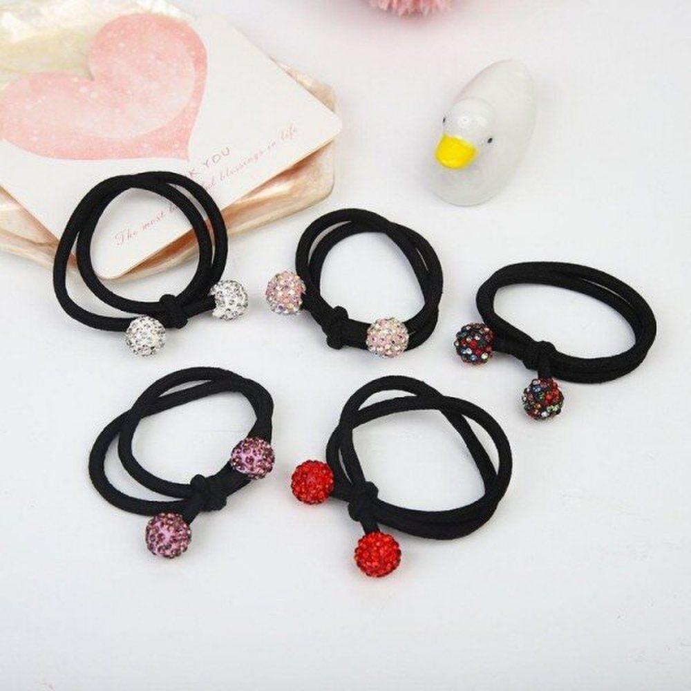 

Mno Мини Кубический Шар Резинка для Волос Повязка на Голову Эластичная Скранчи Женская Резинка для Волос Держатель для Хвоста Purple