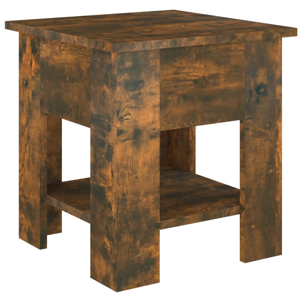 Couchtisch Rauchige Eiche 40 x 40 x 42 cm Holzwerkstoff