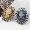 Retro Bohemian Style Palace Beauty Head Brooch Charm Women's Brooch Fashion New Party Jewelry Accessories Gift