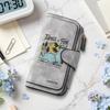 Cute Raccoon Print Long Wallet Multifunctional Large Capacity Portable Purse for Daily Use